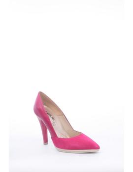 Zapato Salón LORENA MASSO Mujer Ante Fucsia 3006 