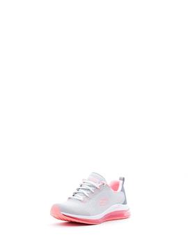 Deportivo Skechers 149011/GYHP gris/rosa mujer