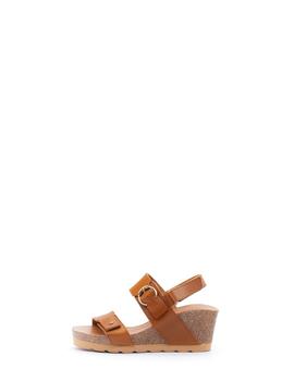 Sandalia Panama Jack Velvet B3 camel para mujer