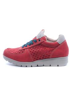 Deportivo ON FOOT Mujer Rojo Perforado 15600