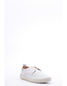 Zapato Mocasín WIKERS Mujer Blanco GUM GO 10901
