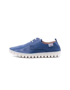 Zapato Mocasín WIKERS Mujer Azul GUM GO 10901