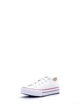 Converse 670893C lona blanca baja niña