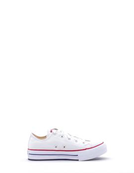 Converse 670893C lona blanca baja niña