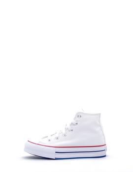 Converse 671108C lona alta blanca para  niña