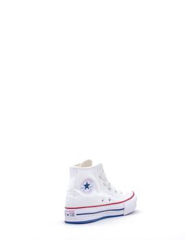 Converse 671108C lona alta blanca para  niña