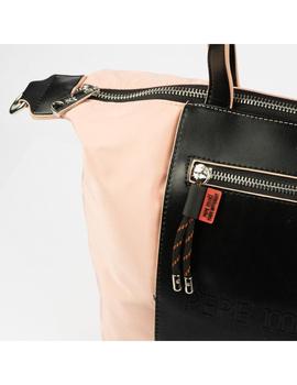 Bolso Pepe Moll 16128 nude y negro para mujer