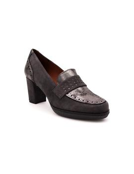 Zapato DESIREÉ Mujer Combinado Gris Tacón 82516