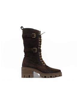 Bota Alpe 4090 marrón cordón para mujer