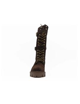 Bota Alpe 4090 marrón cordón para mujer