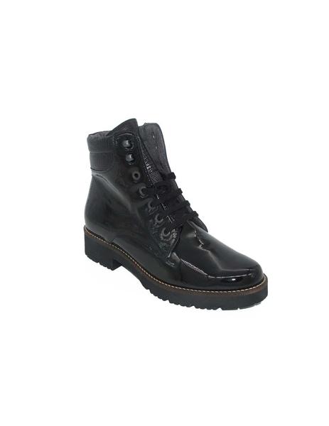 Botin negro charol para