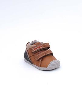 Zapato Biomecanics 211136 camel velcro para niño