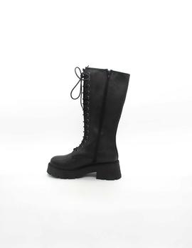 Bota Foos 12458 negro plataforma para mujer