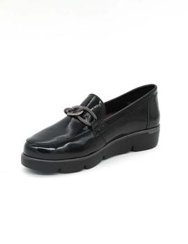 Zapato 24HRS 25056 negro para mujer