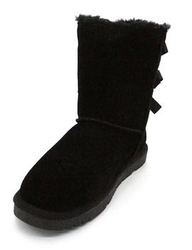 Botín Kelara K11258 negro serraje para mujer