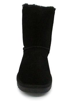 Botín Kelara K11258 negro serraje para mujer