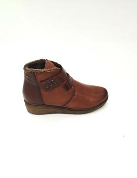 Botin Giorda 27491Cuero velcro para mujer