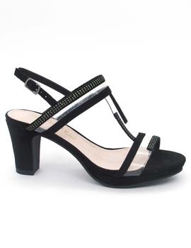 Sandalias de Tacones Prestigio C-221 en negro