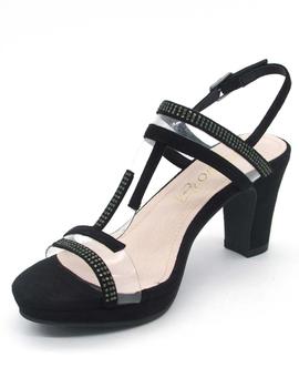 Sandalias de Tacones Prestigio C-221 en negro