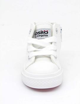 Zapatos Osito 14164 blancos para niña