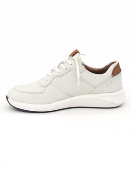 Zapato Clarks Un Rio Sprint blanco para mujer