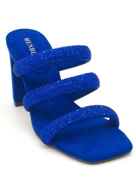 Sandalias de tacón Menbur 22831 azules para mujer