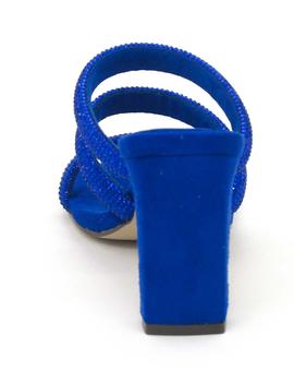 Sandalias de tacón Menbur 22831 azules para mujer