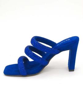 Sandalias de tacón Menbur 22831 azules para mujer