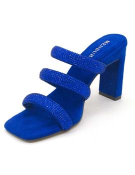 Sandalias de tacón Menbur 22831 azules para mujer