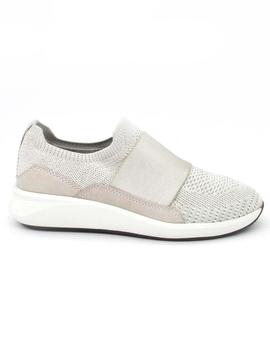 Deportivo Clarks Knit blanco para mujer