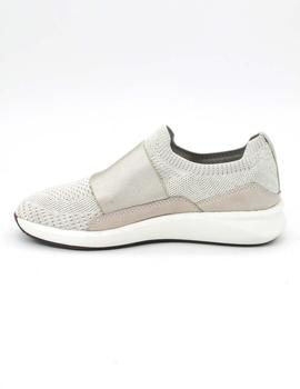 Deportivo Clarks Knit blanco para mujer