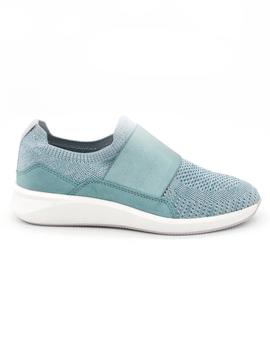 Deportivo Clarks Un Rio Knit turquesa para mujer