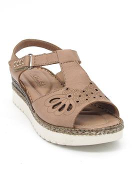 Sandalia Manlisa S206-3001 taupe para mujer