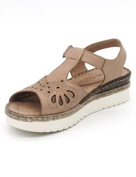 Sandalia Manlisa S206-3001 taupe para mujer