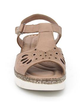 Sandalia Manlisa S206-3001 taupe para mujer