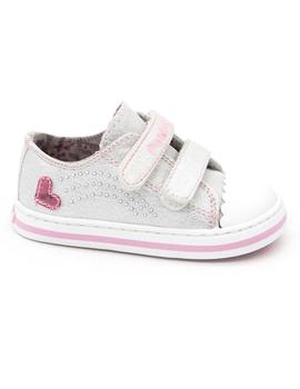 Loneta Pablosky 967100 bco Glitter para niña