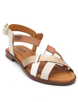 Sandalia Algar WOX-0556C3 beige para mujer