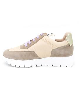Zapato Deportivo Wonders A-2222  beige/taupe mujer