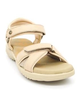 Sandalia Panamá Jack NOJA B6 beige para mujer