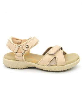 Sandalia Panamá Jack NOJA B6 beige para mujer