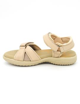 Sandalia Panamá Jack NOJA B6 beige para mujer