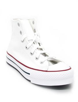 Loneta Converse 272856C  blanco plataforma mujer