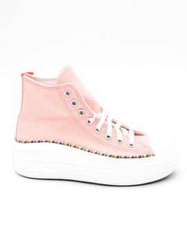 Loneta Converse 272853C rosa plataforma mujer