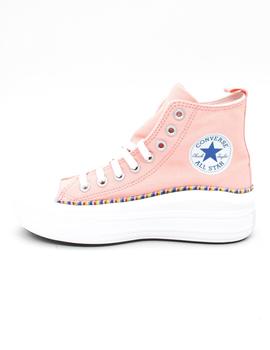 Loneta Converse 272853C rosa plataforma mujer