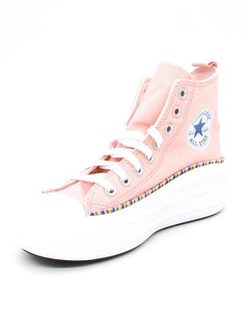 Loneta Converse 272853C rosa plataforma mujer