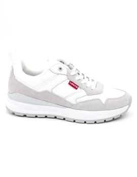 Deportivo Levis Sneakers blanco / gris para mujer