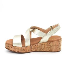 Sandalia Clarks Kimmei Cork oro para mujer