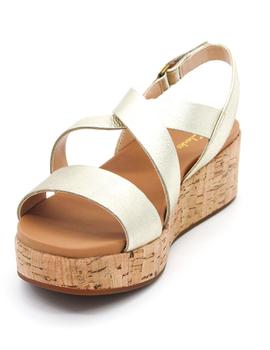 Sandalia Clarks Kimmei Cork oro para mujer