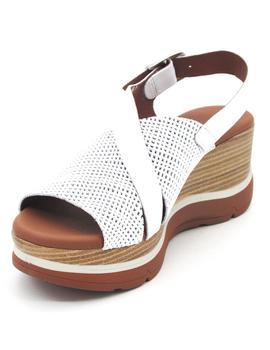 Sandalia Paula Urban 3-353 blanco para mujer