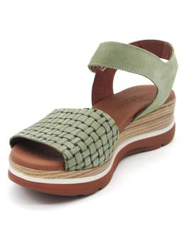 Sandalia Paula Urban 2-243 verde para mujer